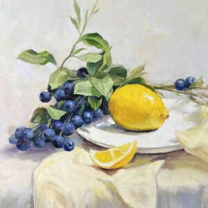 «Лимон и Голубика: Солнечный натюрморт» 2025